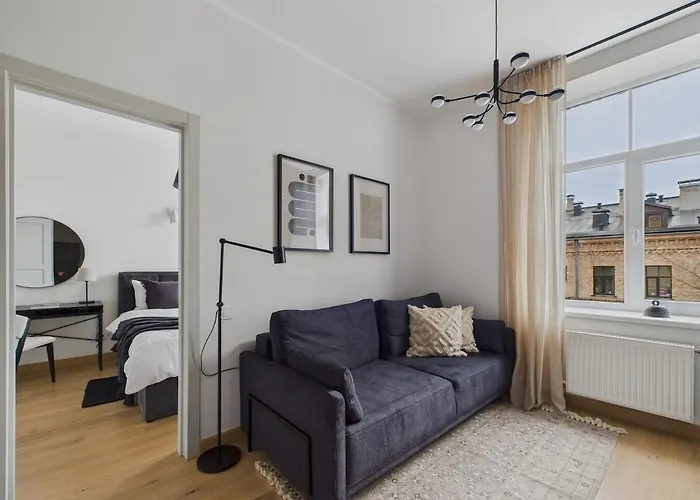 Lägenhet 1br Centre Apartment, With Bath & Desk *