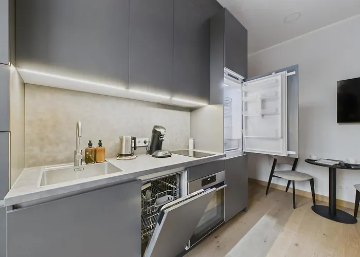 Lägenhet 1br Centre Apartment, With Bath & Desk